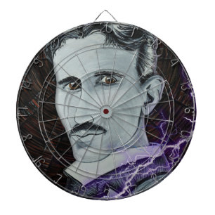 Nikola Tesla Dartscheibe
