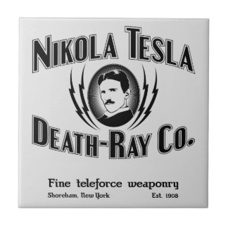 Nikola Tesla Death-Ray Co. Fliese