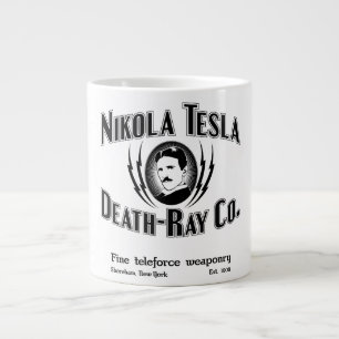 Nikola Tesla Death-Ray Co. Jumbo-Tasse