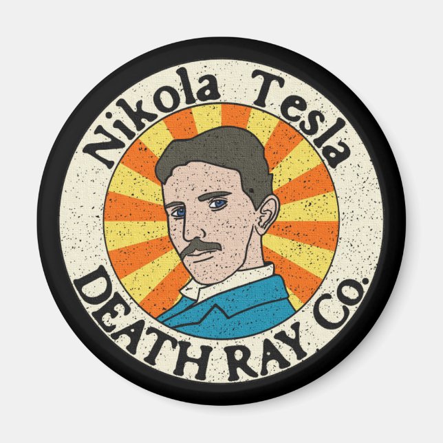 Nikola Tesla Death Ray Co. Magnete (Vorne)