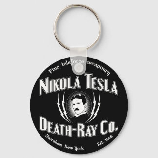 Nikola Tesla Death-Ray Co. Schlüsselanhänger
