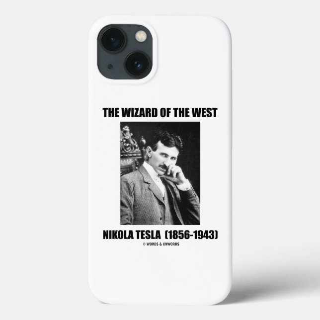 Nikola Tesla, der Zauberer des Westens Case-Mate iPhone Hülle (Rückseite)