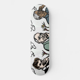 Nikola Tesla, Edgar Cayce und Jiddu Krishnamurti Skateboard