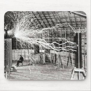 Nikola Tesla Electric Mousepad