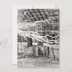 Nikola Tesla Electricity Einladung