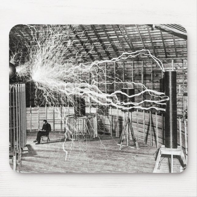 Nikola Tesla Electricity Mousepad (Vorne)