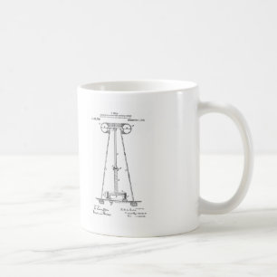 Nikola Tesla-Energie-Getriebe Pantent US1119732 Kaffeetasse