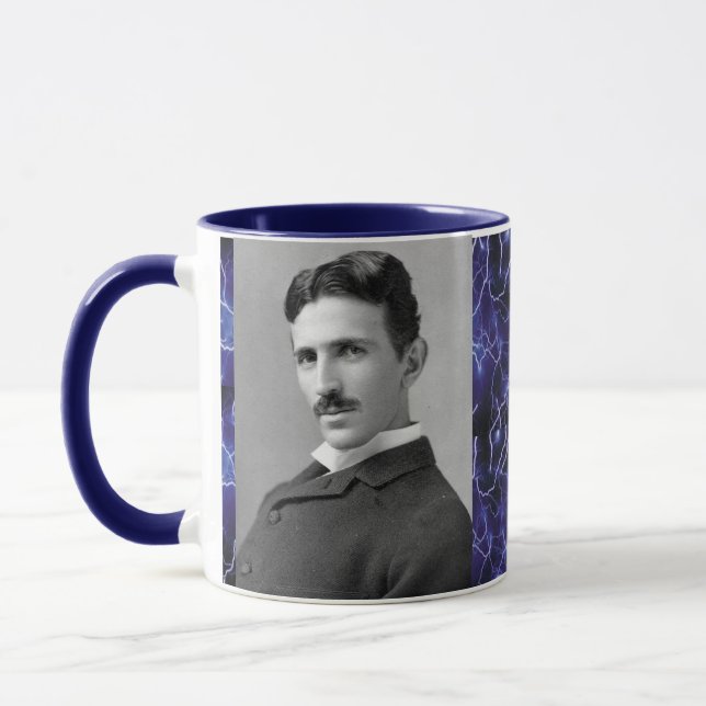 Nikola Tesla Erfinder-Kaffee-Tasse Tasse (Links)