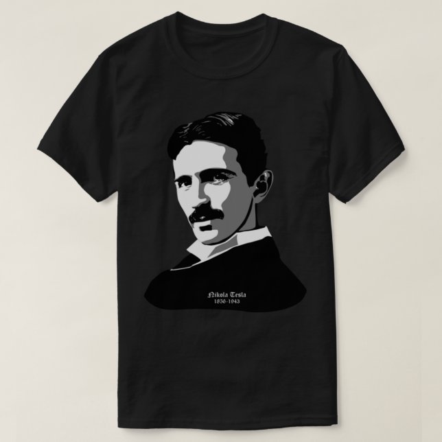 Nikola Tesla Essential T - Shirt (Design vorne)