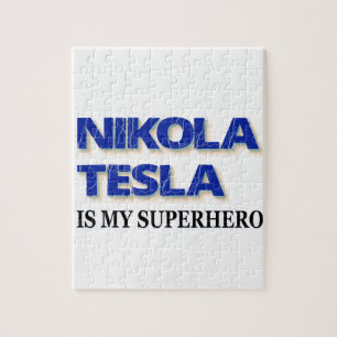 Nikola Tesla ist mein Superheld Puzzle