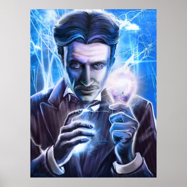 Nikola Tesla Man of Lightning Poster (Vorne)