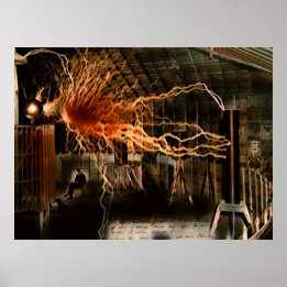 Nikola Tesla Man of Mystery Color Redux Poster