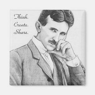 Nikola Tesla-Menschenfreund-Magnet Magnet