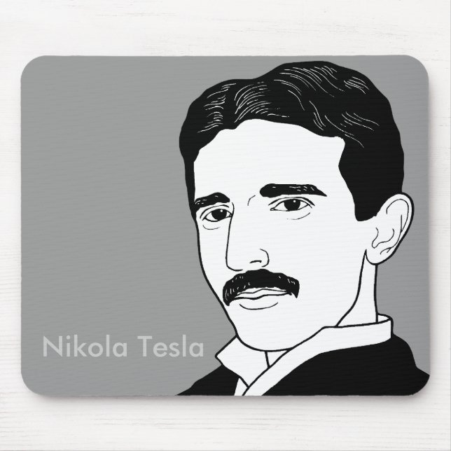 Nikola Tesla Mousepad (Vorne)