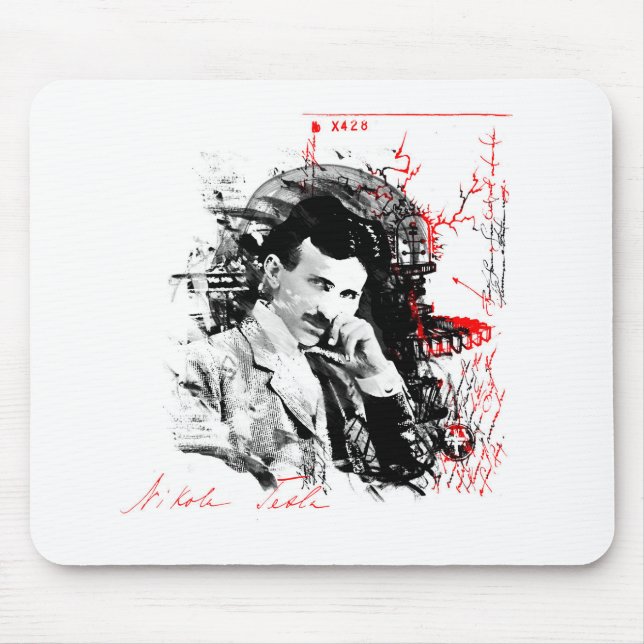Nikola Tesla Mousepad (Vorne)