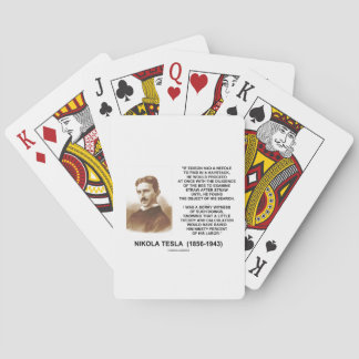 Nikola Tesla Needle in Haystack Theorie Berechnung Spielkarten