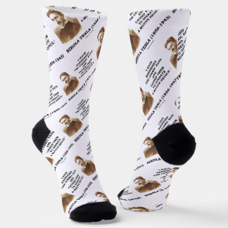 Nikola Tesla nutzte kosmische Rays-Motive Socken