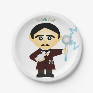 Nikola Tesla Pappteller