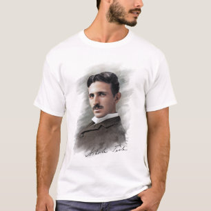 Nikola Tesla Portrait Art T-Shirt