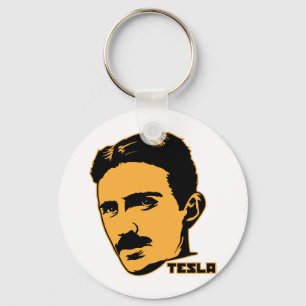 Nikola Tesla Portrait Schlüsselanhänger