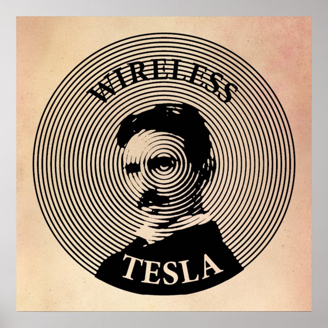 Nikola Tesla Poster (Vorne)