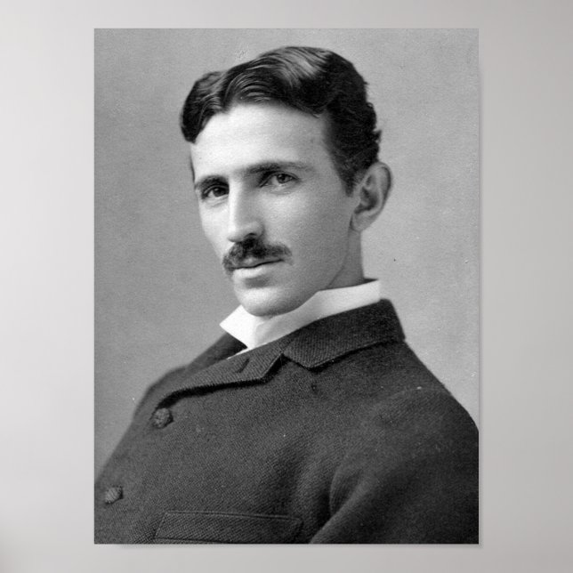 Nikola Tesla Poster (Vorne)