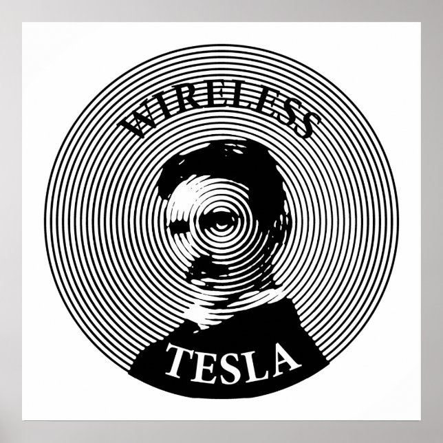 Nikola Tesla Poster (Vorne)