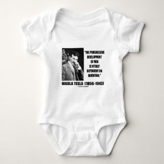 Nikola Tesla Progressive Entwicklung von Menschens Baby Strampler