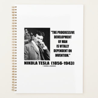 Nikola Tesla Progressive Entwicklung von Menschens Planer