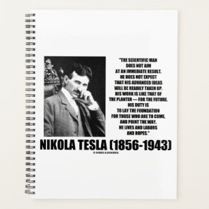 Nikola Tesla Scientific Man will nicht sofort Planer