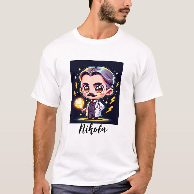 Nikola Tesla T - Shirt (Vorderseite)