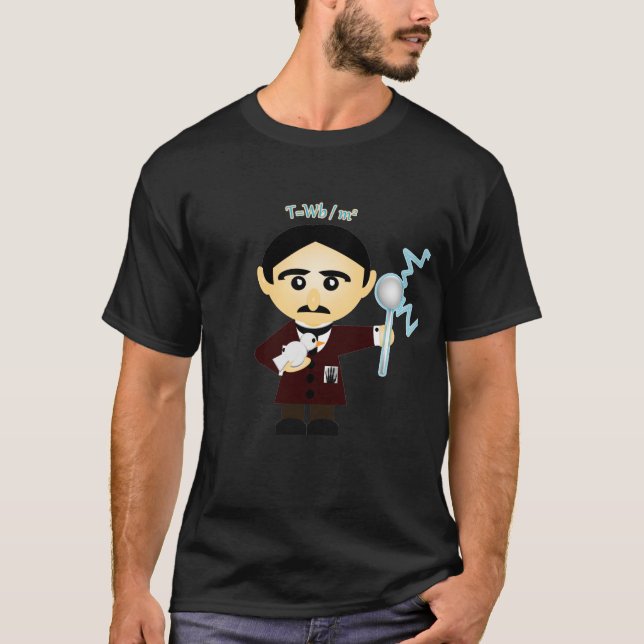 Nikola Tesla T-Shirt (Vorderseite)