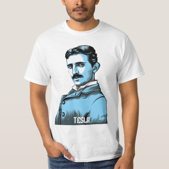 Nikola Tesla T-Shirt (Vorderseite)