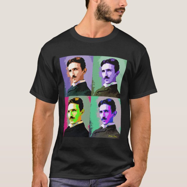 Nikola Tesla T-Shirt (Vorderseite)