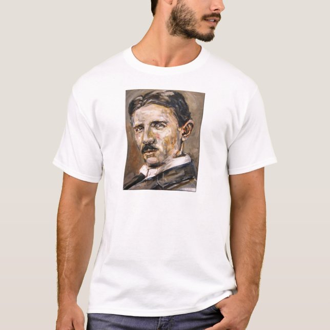 Nikola Tesla T-Shirt (Vorderseite)
