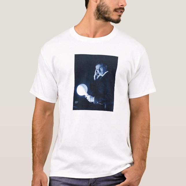Nikola Tesla T-Shirt (Vorderseite)