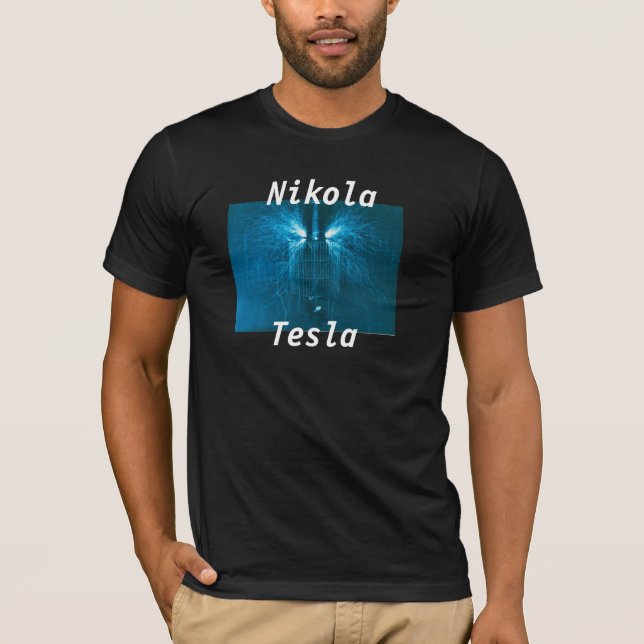 Nikola Tesla-T-Shirt T-Shirt (Vorderseite)