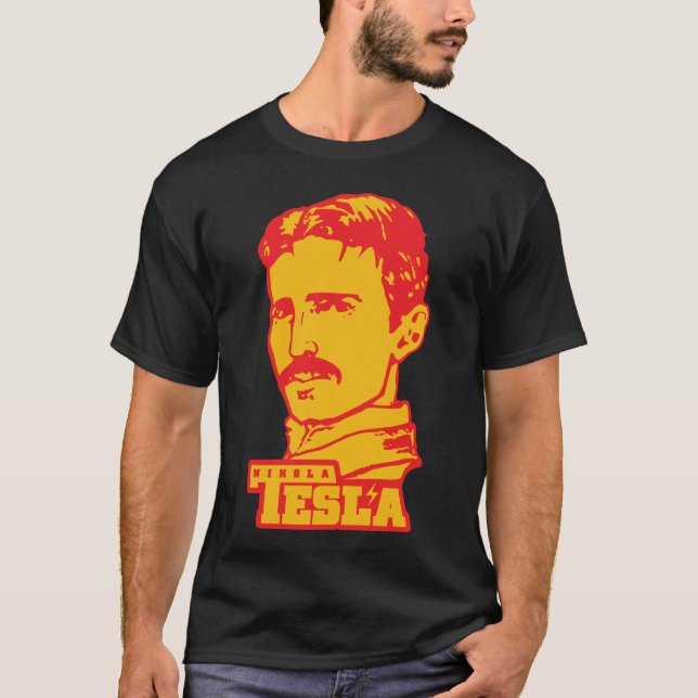 Nikola Tesla Vintag T-Shirt (Vorderseite)