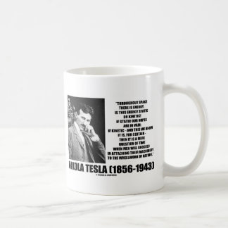 Nikola Tesla Wheelwork of Nature Kinetic Energy Tasse