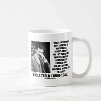 Nikola Tesla-Wissenschaftler-Gleichung kein Kaffeetasse