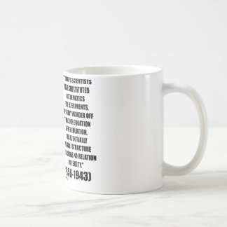 Nikola Tesla-Wissenschaftler-Gleichung kein Kaffeetasse