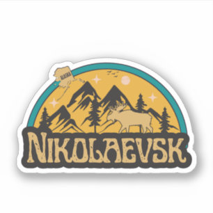 Nikolaevsk, Alaska Aufkleber