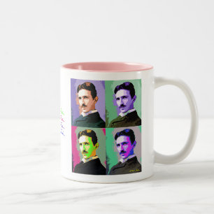 NikolaTesla Zweifarbige Tasse