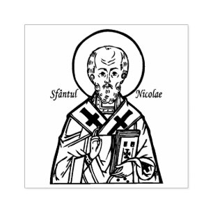 Nikolaus Byzantinisch-katholische Religiöse Gummistempel
