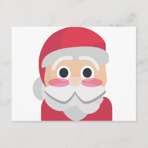 Nikolaus Emoji Feiertagspostkarte
