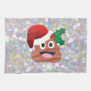 Nikolaus Emoji Küchentuch