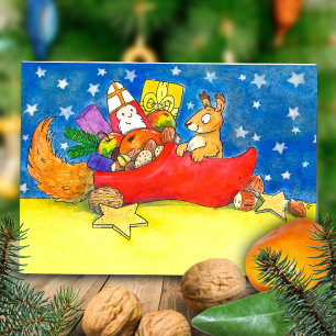 Nikolaus-Grußkarte von Nicole Janes Karte