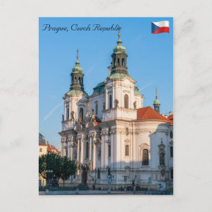 Nikolaus Kirche in der Altstadt von Prag Postkarte