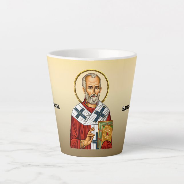 Nikolaus-Orthodoxe Heilige Ikone Milchtasse (Vorderseite)