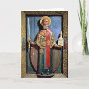 Nikolaus von Mozhaisk, Yaroslavl-Schule Feiertagskarte